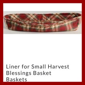 Longaberger SM Harvest Blessings Basket Liner OPP